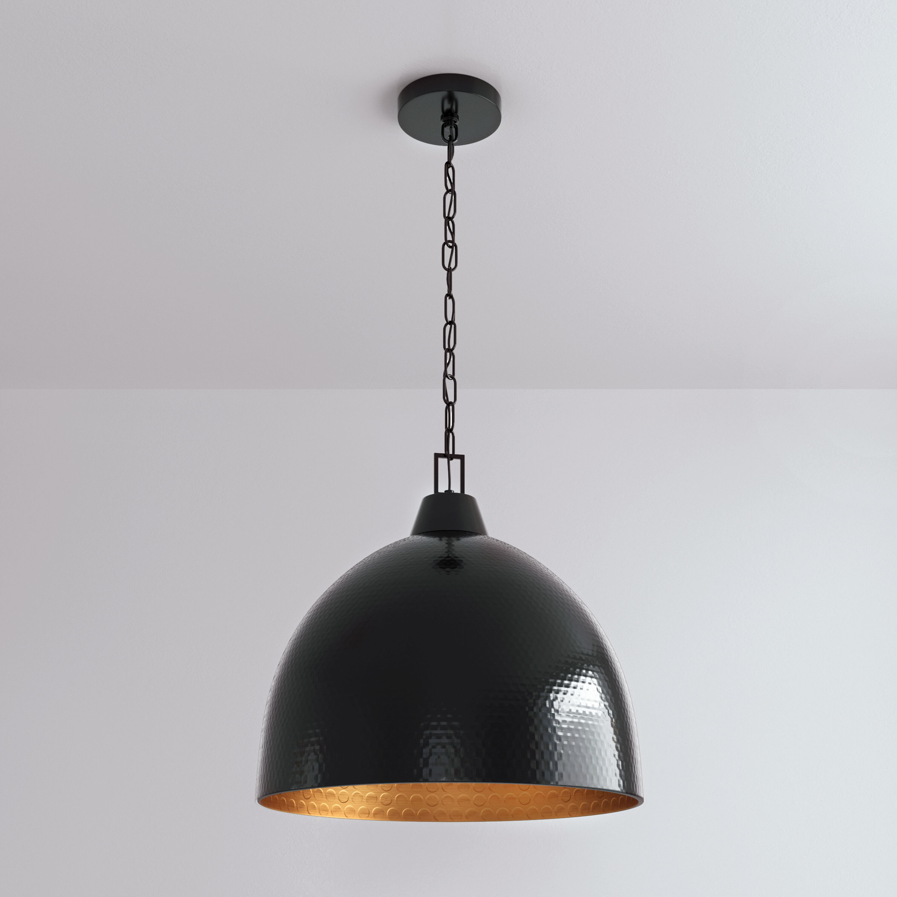 Arrco 3 Light 18 inch Black Stainless Steel Pendant Ceiling Light